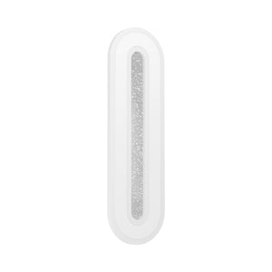 Eglo EU MACCHIONI LED Wall Light – White Finish, Crystal?Effect Diffuser, 1560?lm, Indoor Lighting