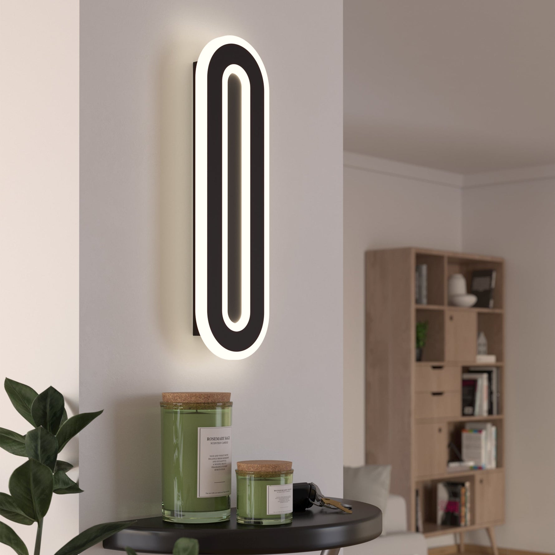 Eglo EU Serpins Black Aluminium & Steel Modern Wall Light