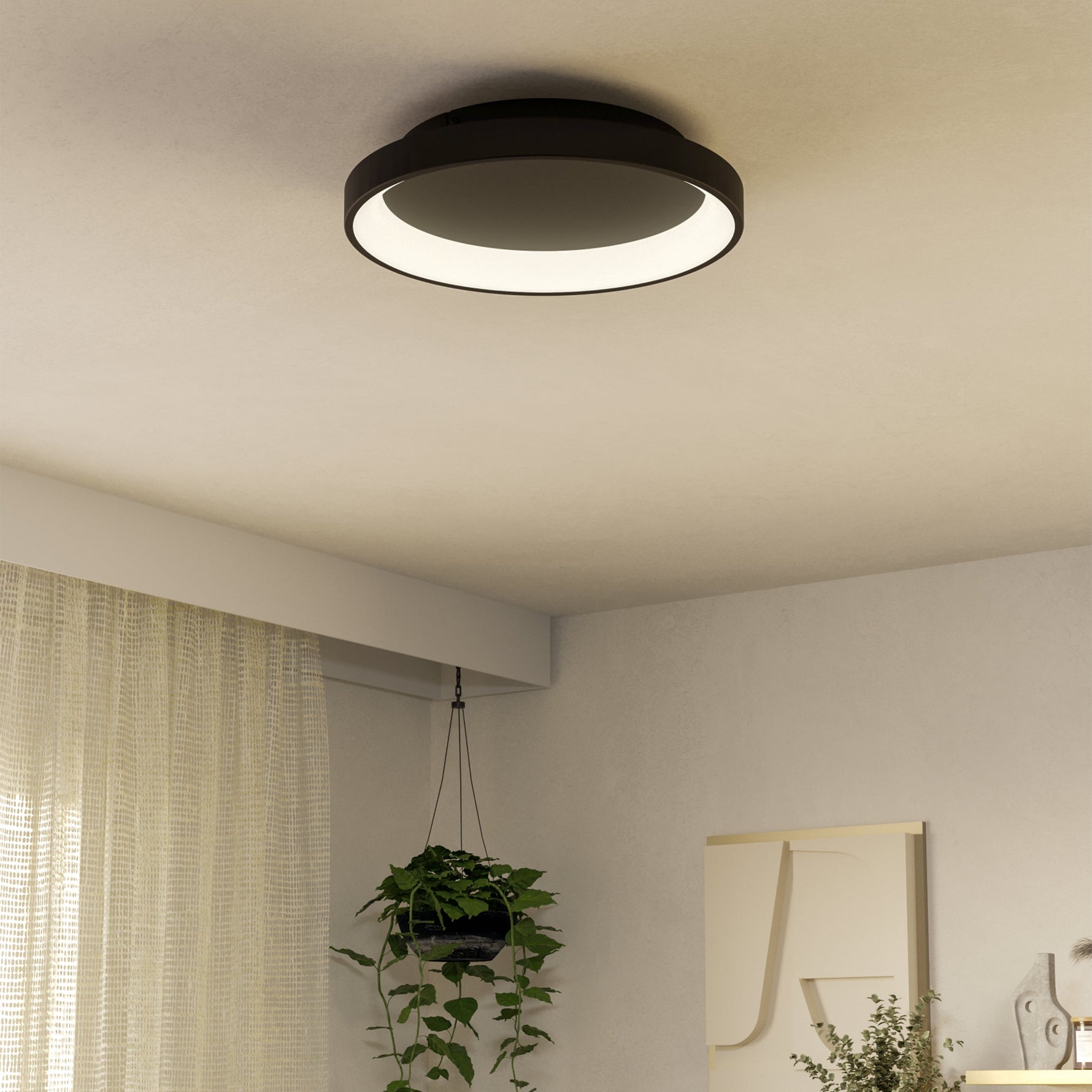 Eglo EU Rimbocchi 1 Black Steel Modern 2 Light Spotlight product image - Endon Lighting from First Light Direct with great prices and fast UK delivery