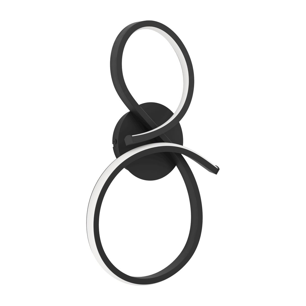 Eglo EU Serpins Black Aluminium & Steel Modern Wall Light