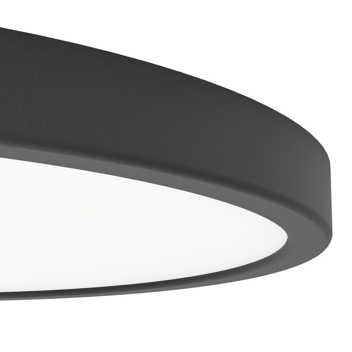 Eglo EU Fueva 6 Black LED Round Ceiling Light, 38.9cm