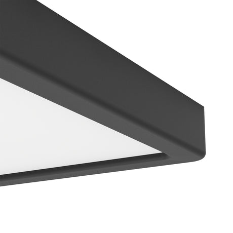 Eglo EU Fueva 6 Black LED Surface- Mounted Ceiling Light, 22cm