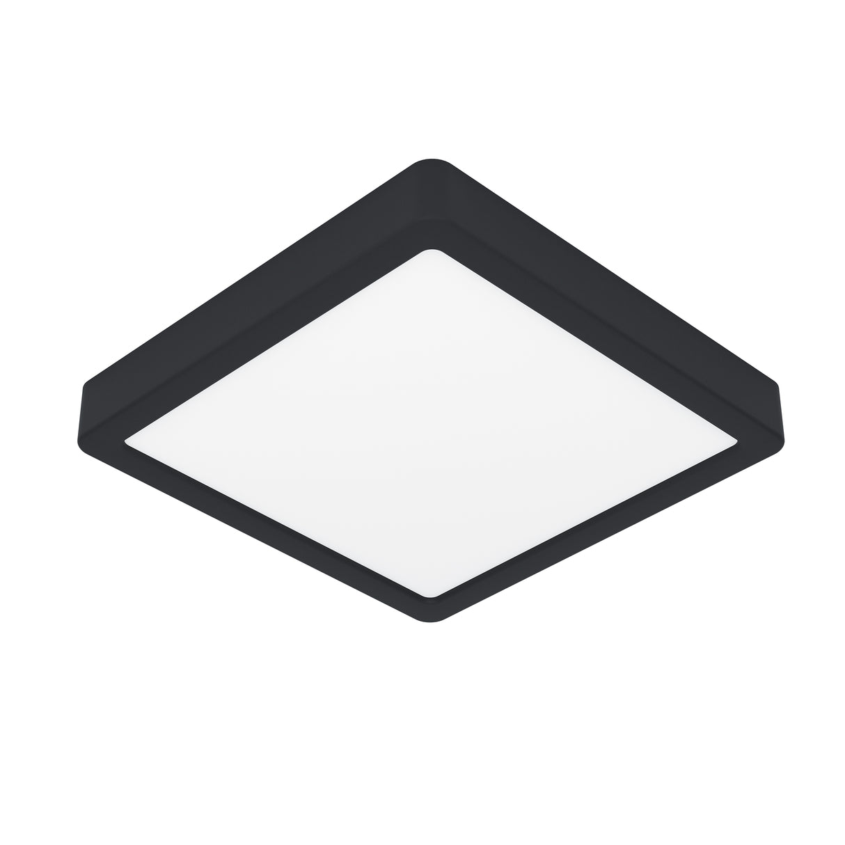 Eglo EU Fueva 6 Black LED Surface- Mounted Ceiling Light, 22cm