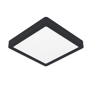 Eglo EU Fueva 6 Black LED Surface- Mounted Ceiling Light, 22cm