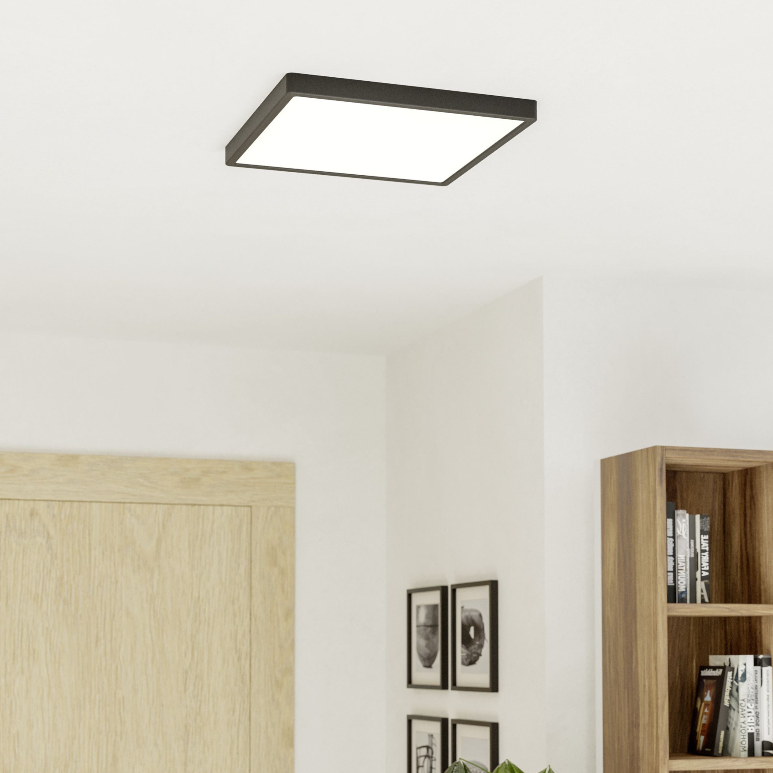 Eglo EU Fueva 6 White LED Round Ceiling Light, 38.9cm product image - Endon Lighting from First Light Direct with great prices and fast UK delivery