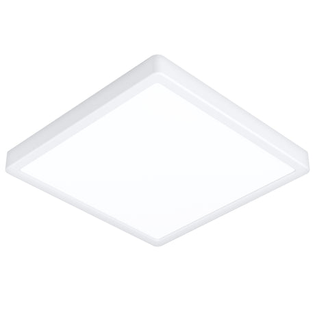 Eglo EU Fueva 6 White LED Square Ceiling Light, 29cm