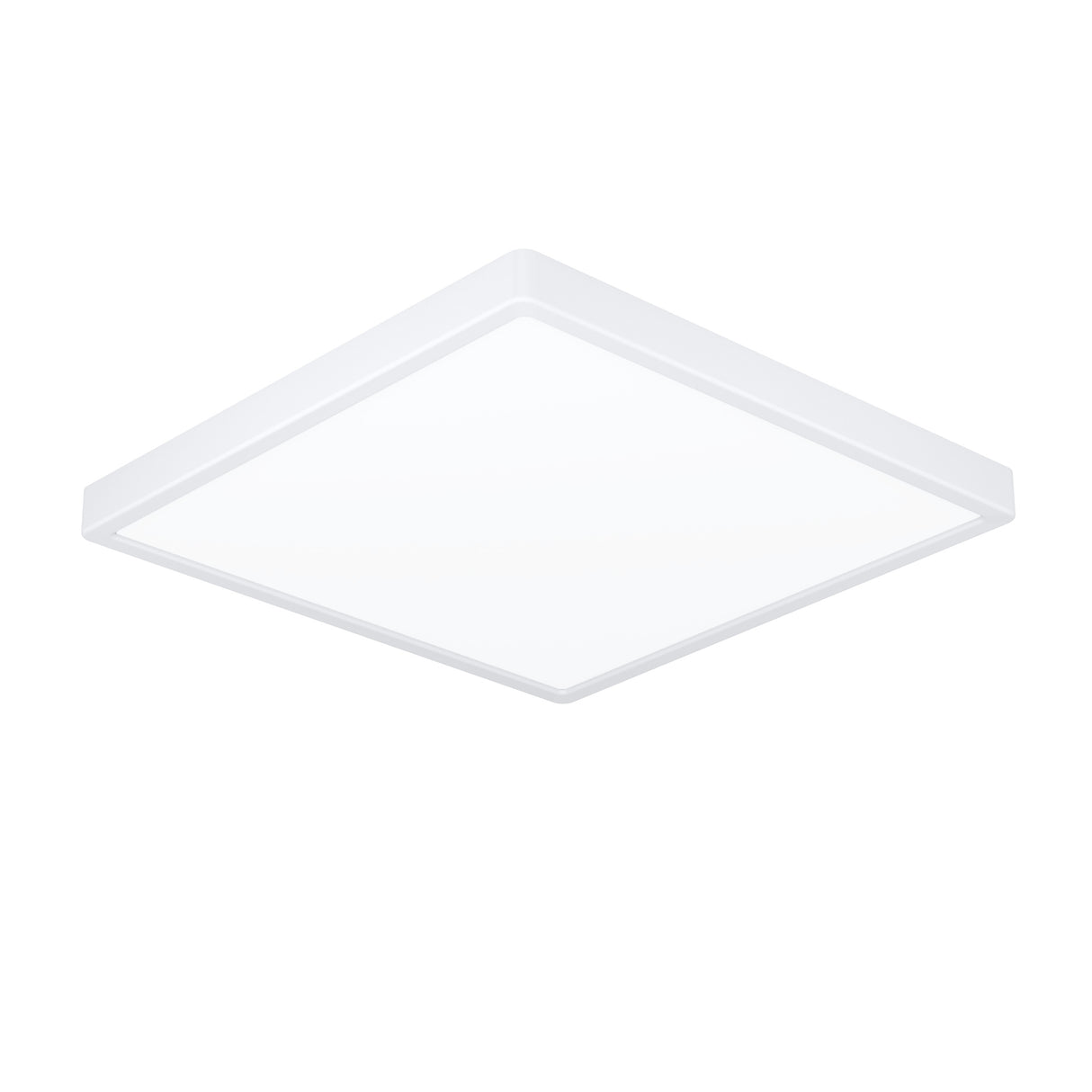 Eglo EU Fueva 6 White LED Square Ceiling Light, 39cm