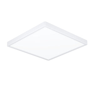 Eglo EU Fueva 6 White LED Square Ceiling Light, 39cm