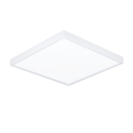 Eglo EU Fueva 6 White LED Square Ceiling Light, 39cm