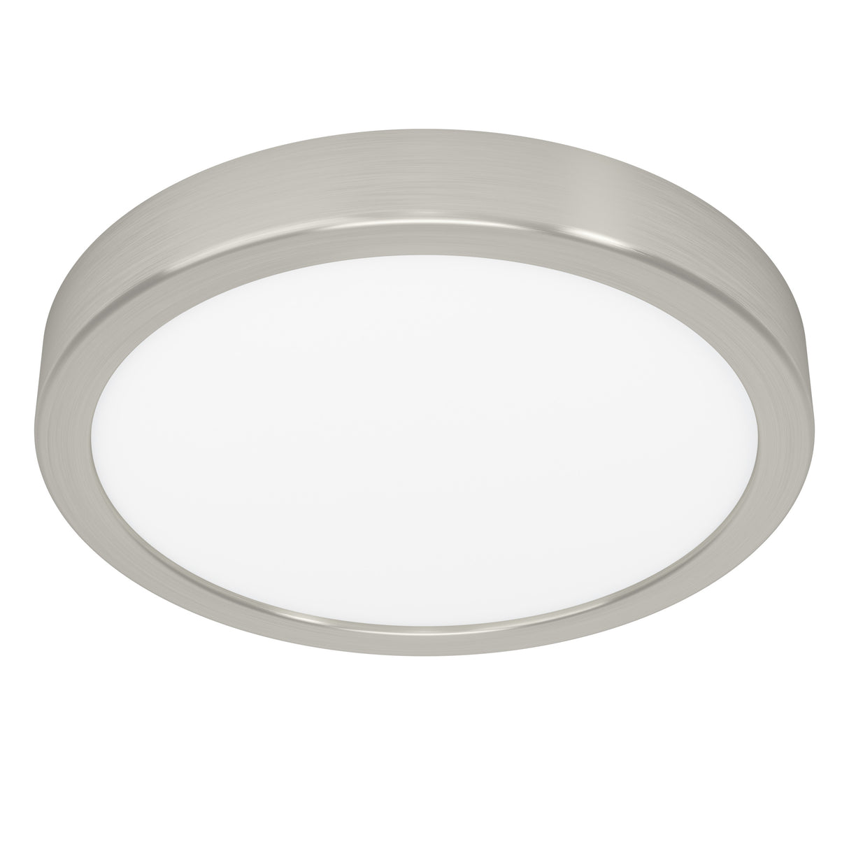 Eglo EU Fueva 6 Satin Nickel LED Round Ceiling Light, 21.1cm