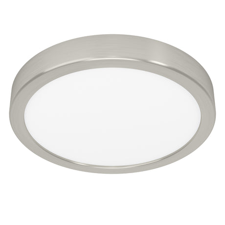 Eglo EU Fueva 6 Satin Nickel LED Round Ceiling Light, 21.1cm