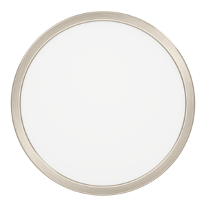 Eglo Lighting LED-CCT-DL Ø280 NICKEL 'FUEVA 6' Wall/Ceiling Lamps from the FUEVA 6 range. Part Number - 901317