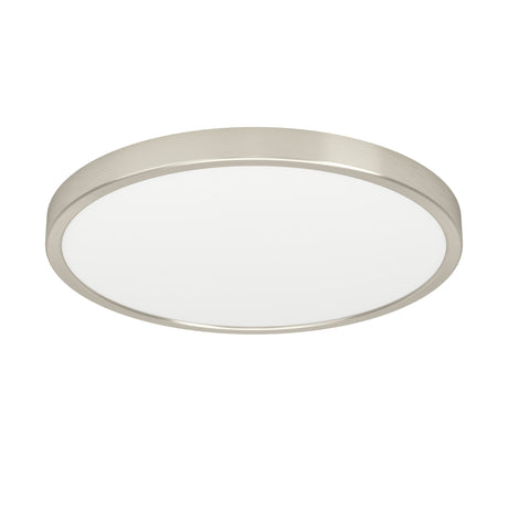 Eglo EU Fueva 6 Satin Nickel LED Round Ceiling Light, 38.9cm
