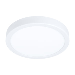Eglo EU Fueva 6-Z Smart Control RGB IP44 Plastic Round Ceiling Light, 21.1cm White