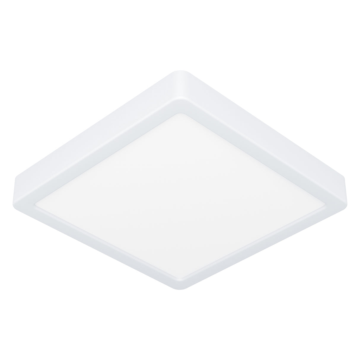 Eglo EU Fueva 6-Z Smart Control RGB IP44 Plastic Square Ceiling Light, 22cm White