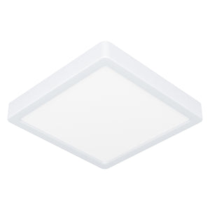 Eglo EU Fueva 6-Z Smart Control RGB IP44 Plastic Square Ceiling Light, 22cm White