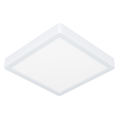 Eglo EU Fueva 6-Z Smart Control RGB IP44 Plastic Square Ceiling Light, 22cm White