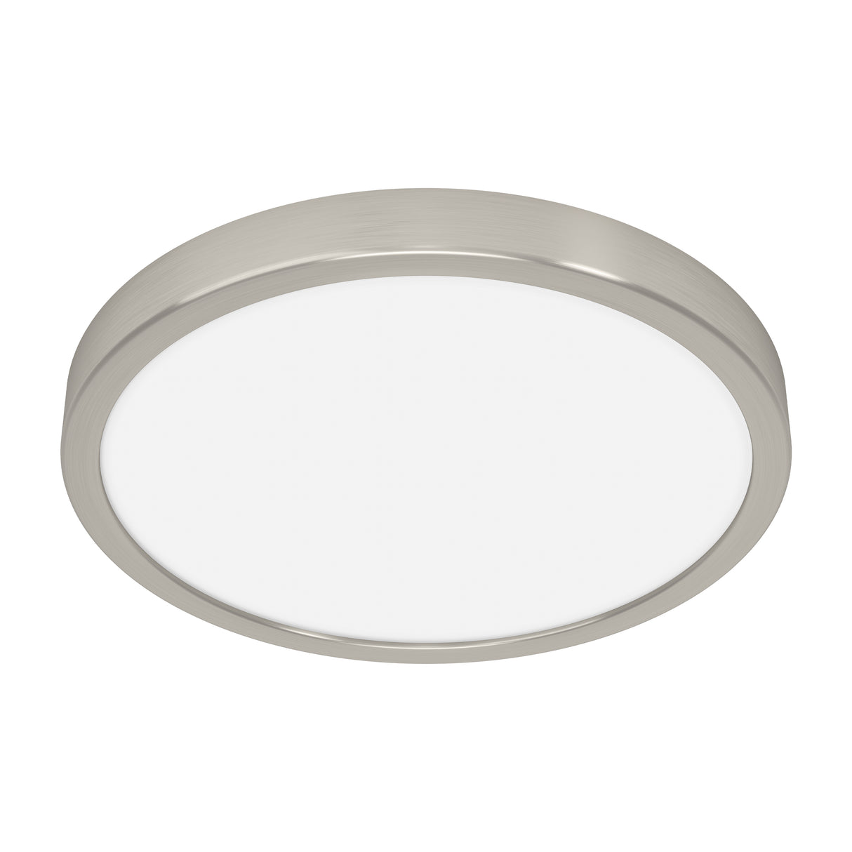 Eglo EU Fueva 6-Z Smart Control RGB IP44 Plastic Round Ceiling Light, 27.8cm Satin Nickel