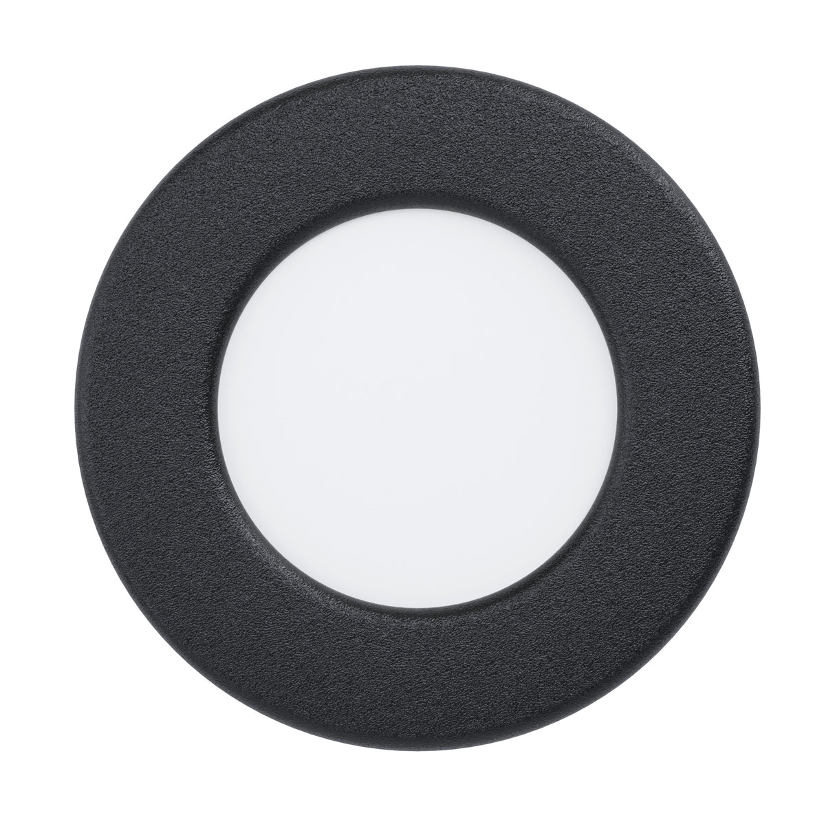 Eglo EU Fueva 6 Black LED Round Recessed Ceiling Light, 8.8cm