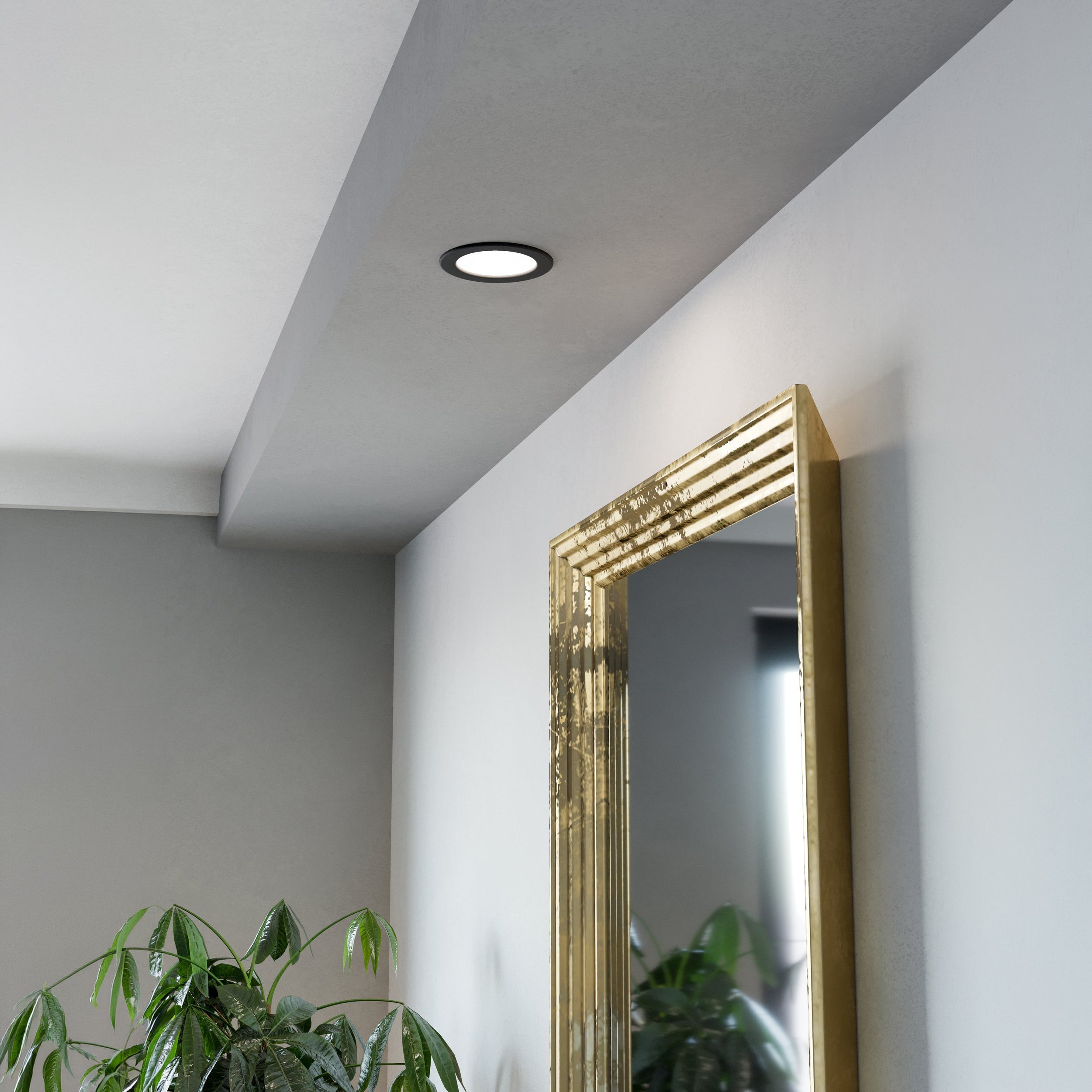 Eglo EU Fueva 6 White LED Round Recessed Ceiling Light, 11.9cm product image - Endon Lighting from First Light Direct with great prices and fast UK delivery