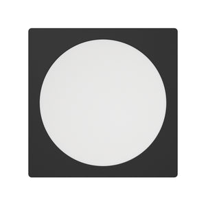 Eglo EU Fueva 6 Black LED Square Recessed Ceiling Light, 21.6cm