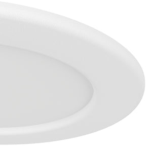 Eglo EU Fueva 6 White LED Round Recessed Ceiling Light, 11.9cm
