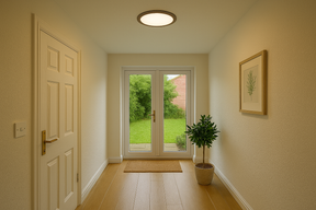 Eglo EU Fueva 6 White LED Round Recessed Ceiling Light, 16.8cm