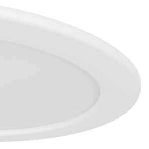 Eglo EU Fueva 6 White LED Round Recessed Ceiling Light, 16.8cm