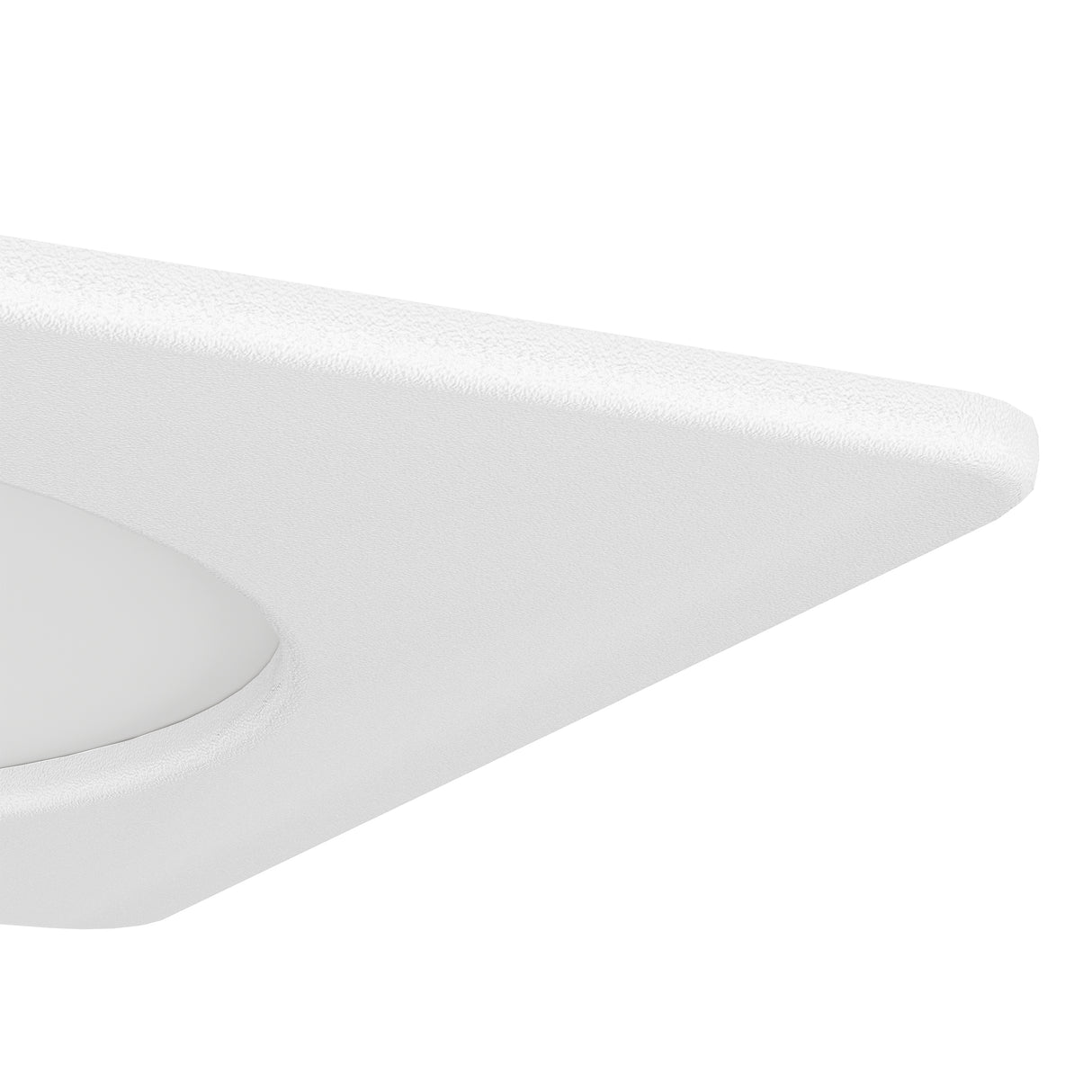 Eglo EU Fueva 6 White LED Square Recessed Ceiling Light, 11.9cm
