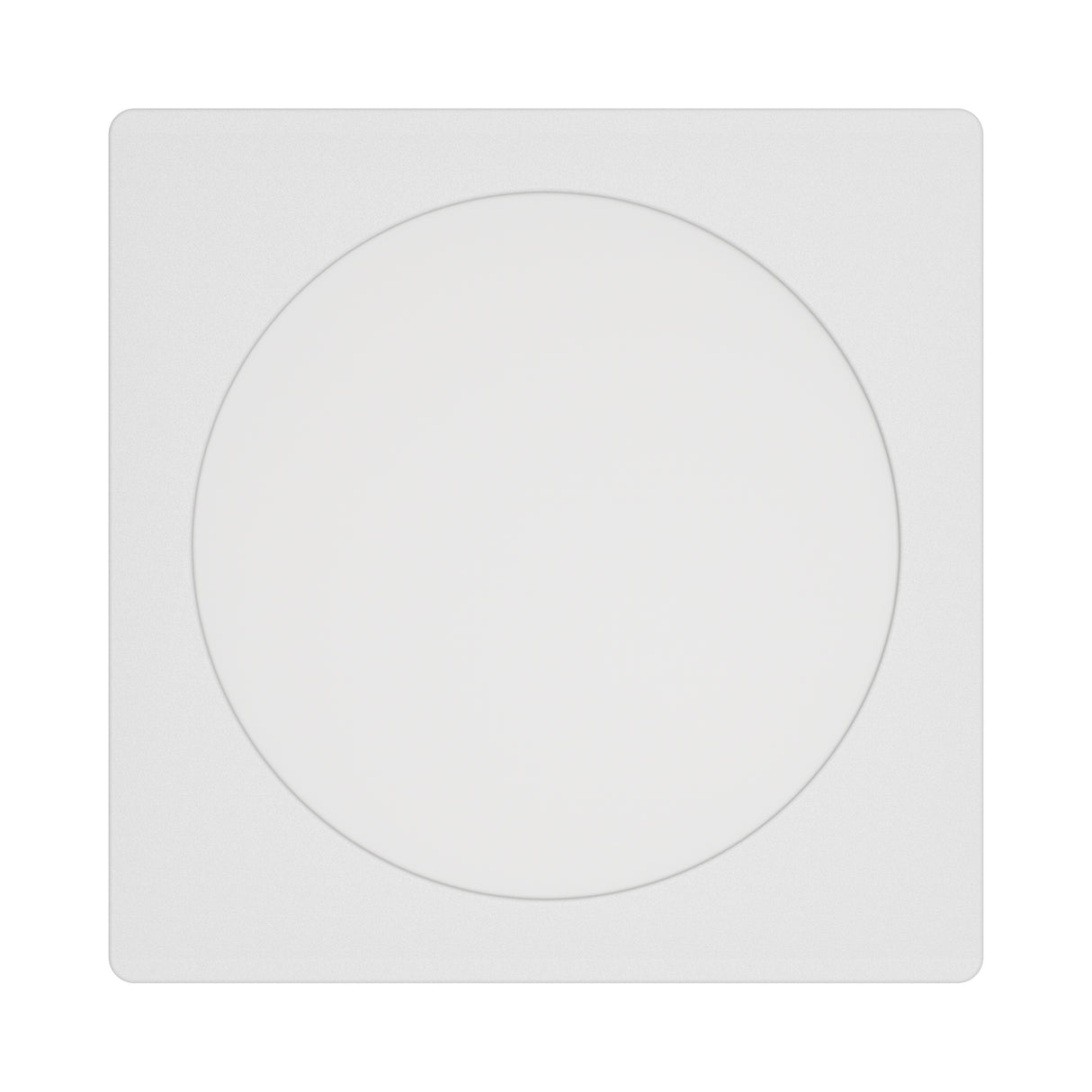 Eglo EU Fueva 6 White LED Square Recessed Ceiling Light, 16.6cm