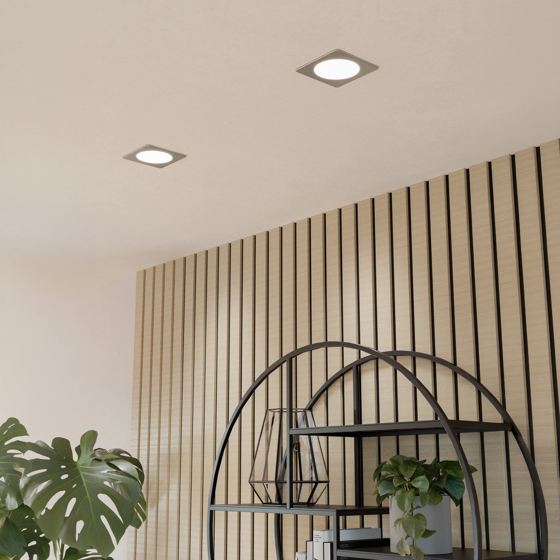 Eglo EU Fueva 6-Z Smart Control RGB IP44 Plastic Round Recessed Light, 12cm Black product image - Endon Lighting from First Light Direct with great prices and fast UK delivery