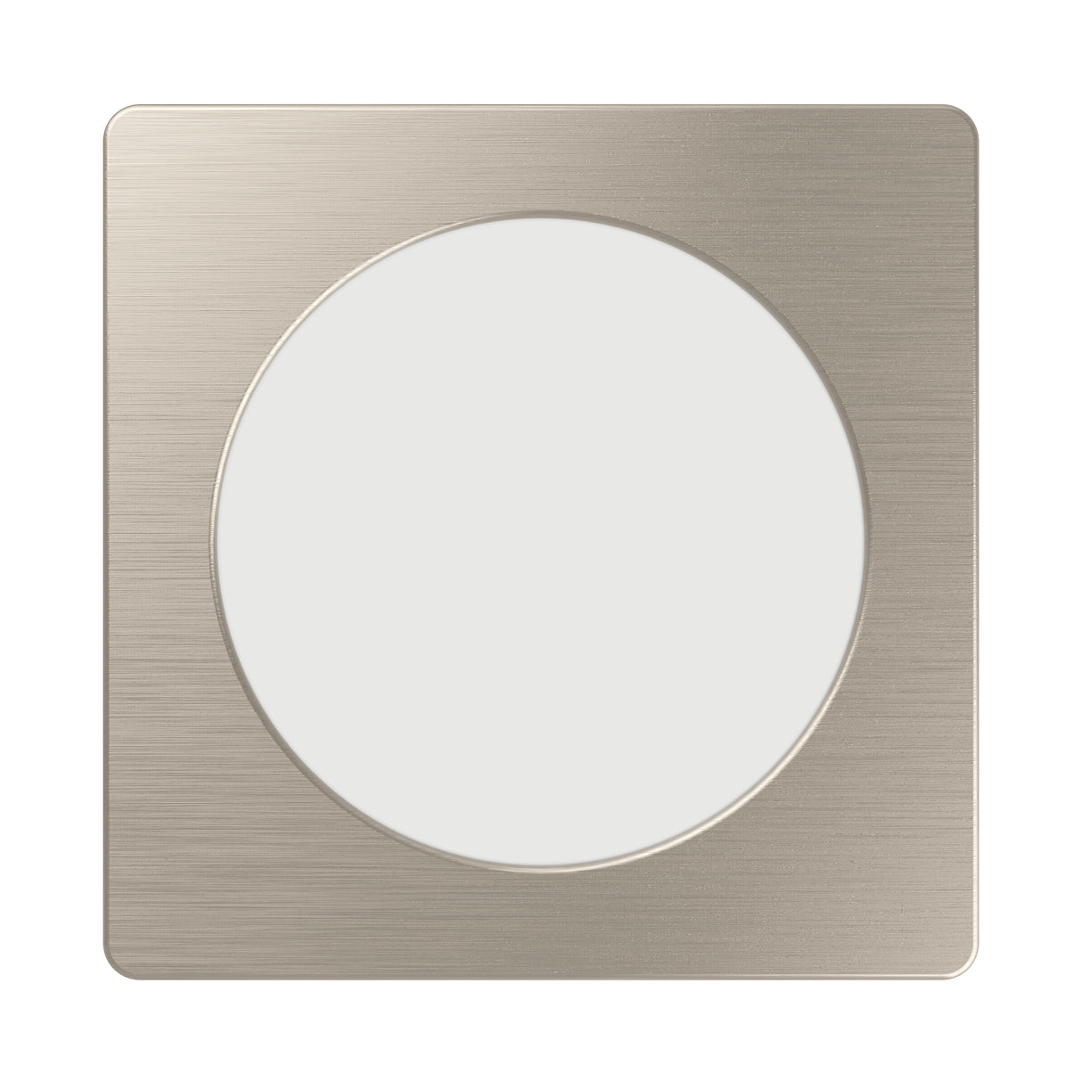 Eglo EU Fueva 6 Satin Nickel LED Square Recessed Ceiling Light, 11.9cm