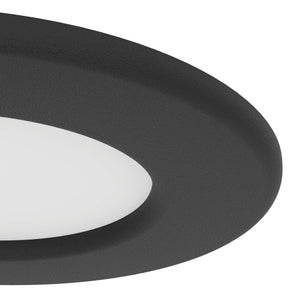 Eglo EU Fueva 6 Recessed LED Light Black 8.6cm