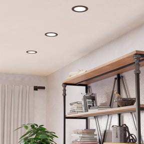 Eglo EU Fueva 6 Recessed LED Light Black 11.7cm