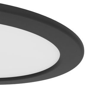 Eglo EU Fueva 6 Recessed LED Light Black 16.6cm