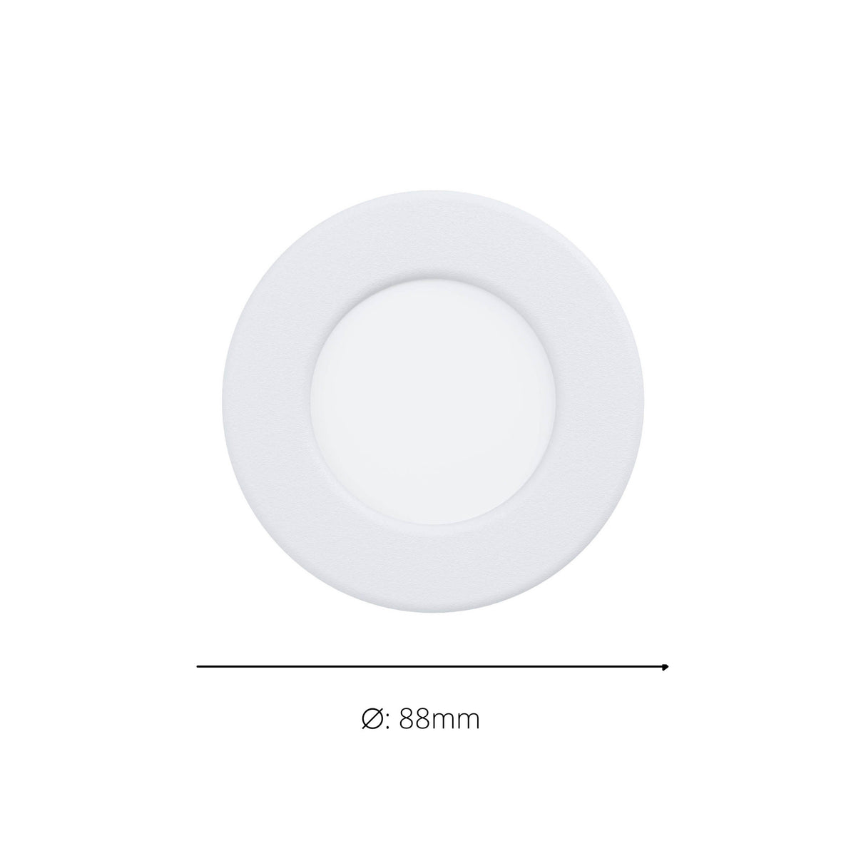 Eglo EU Fueva 6 Recessed LED Light White 8.6cm