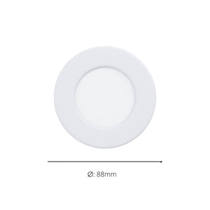 Eglo EU Fueva 6 Recessed LED Light White 8.6cm