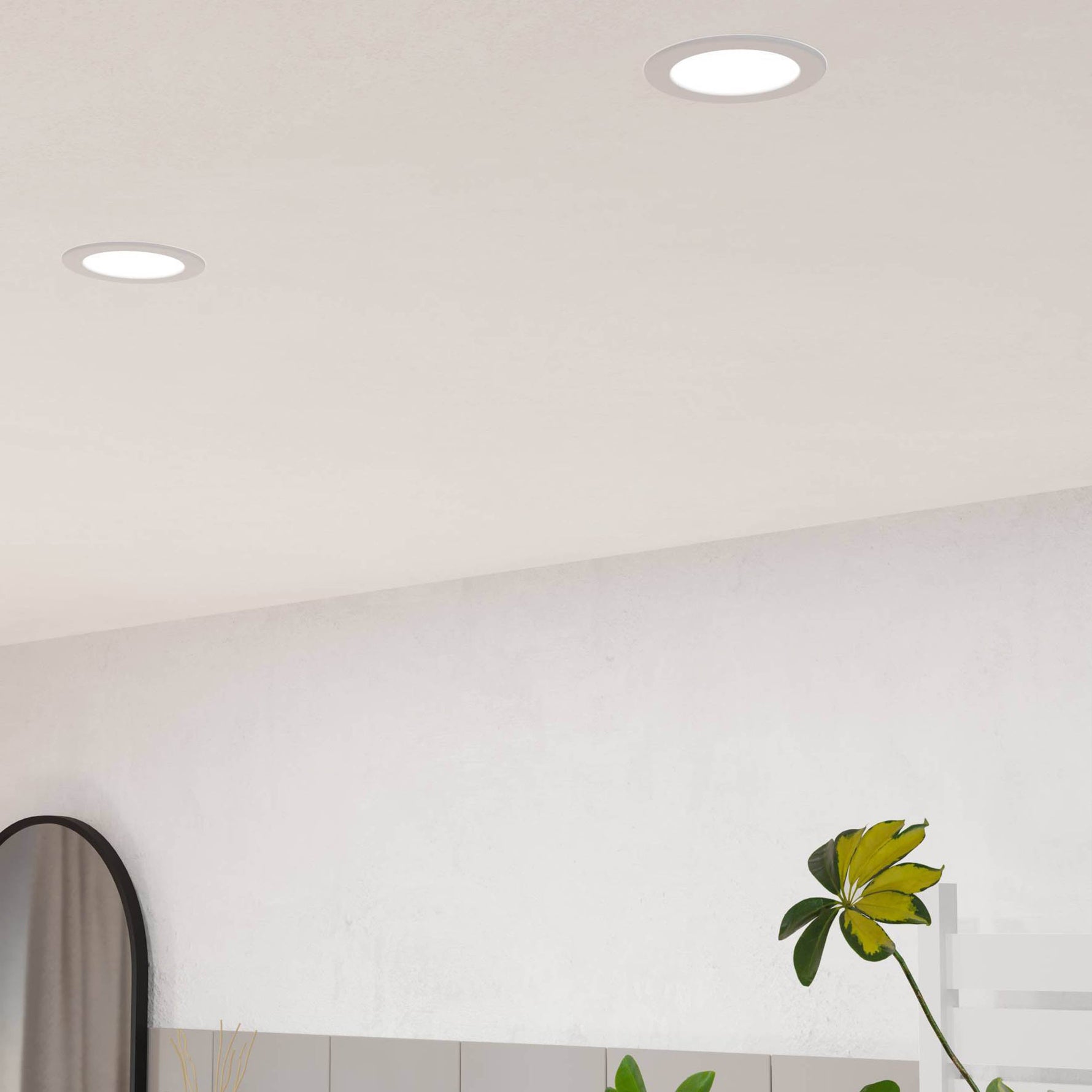 Eglo EU Fueva 6 Recessed LED Light White 16.6cm product image - Endon Lighting from First Light Direct with great prices and fast UK delivery