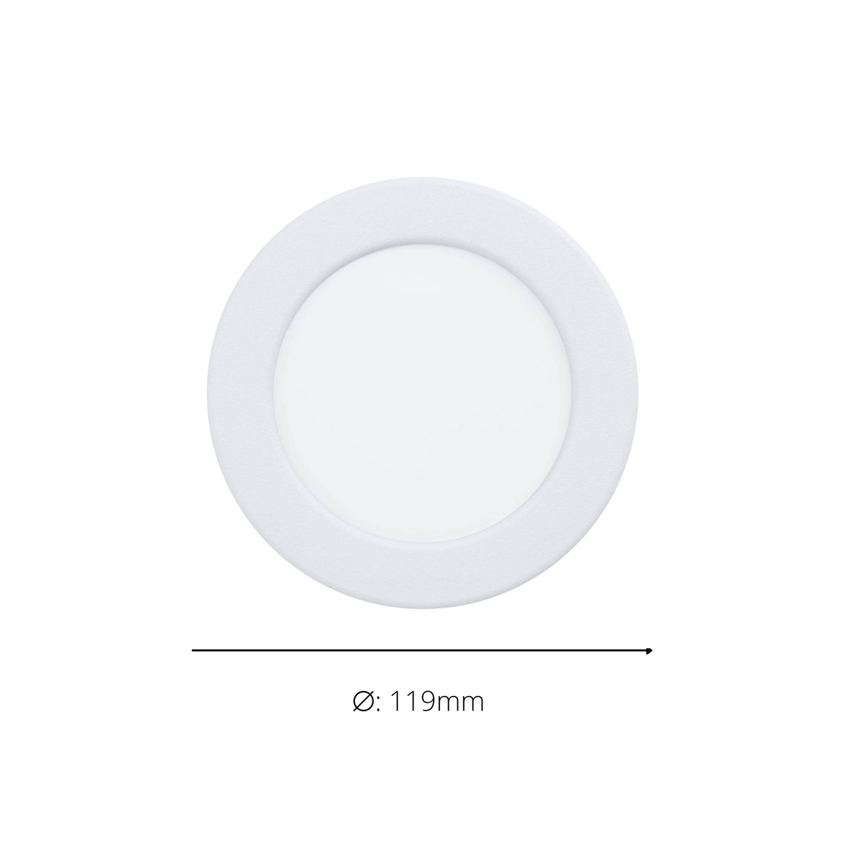 Eglo EU Fueva 6 Recessed LED Light White 11.7cm