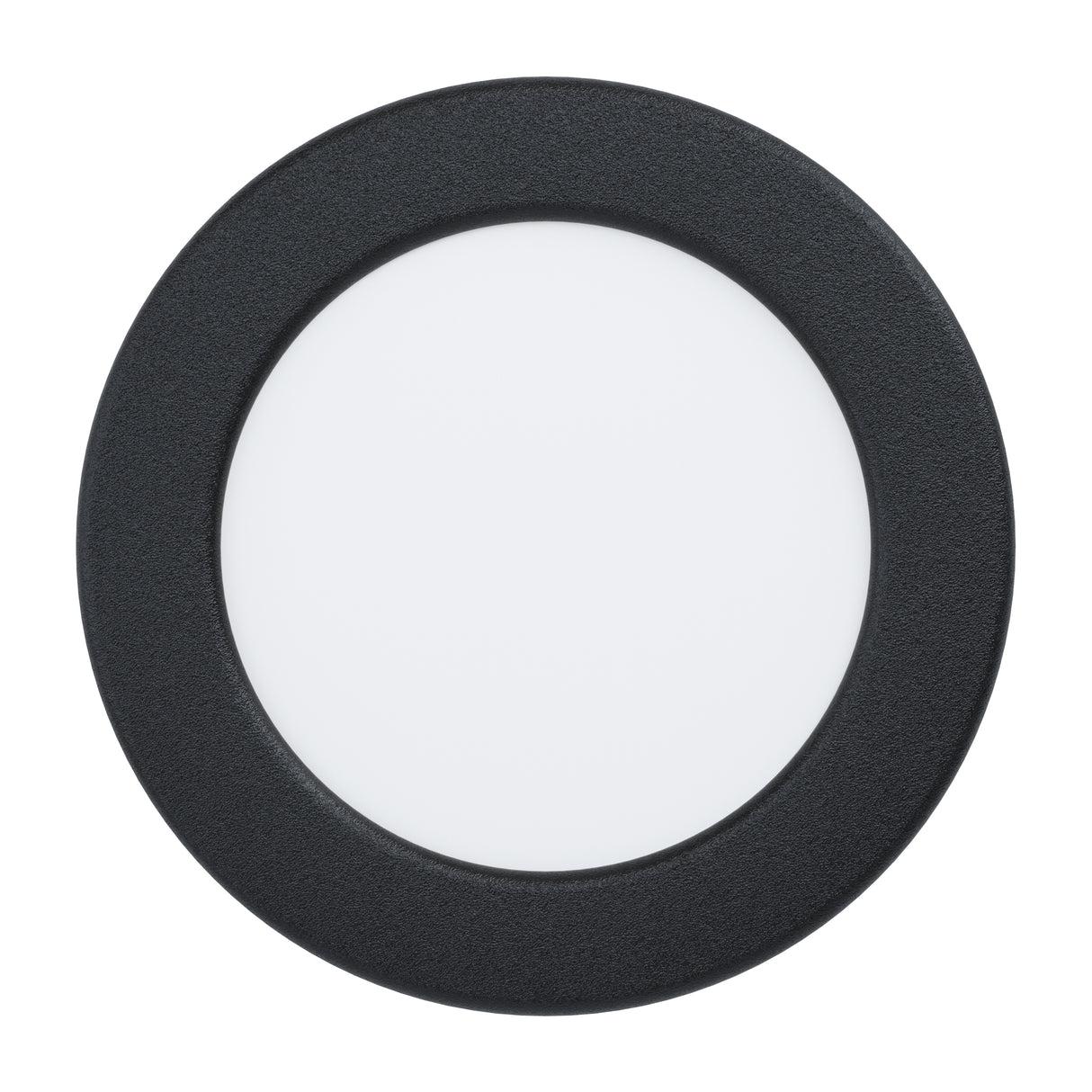 Eglo EU Fueva 6-Z Smart Control RGB IP44 Plastic Round Recessed Light, 12cm Black