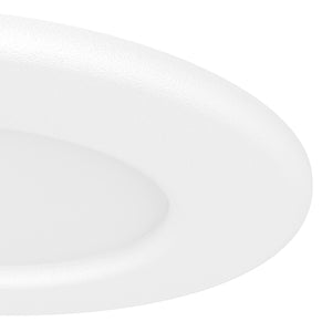 Eglo EU Fueva 6-Z Smart Control RGB IP44 Plastic Round Recessed Light, 8.8cm Satin White, Pack of 3