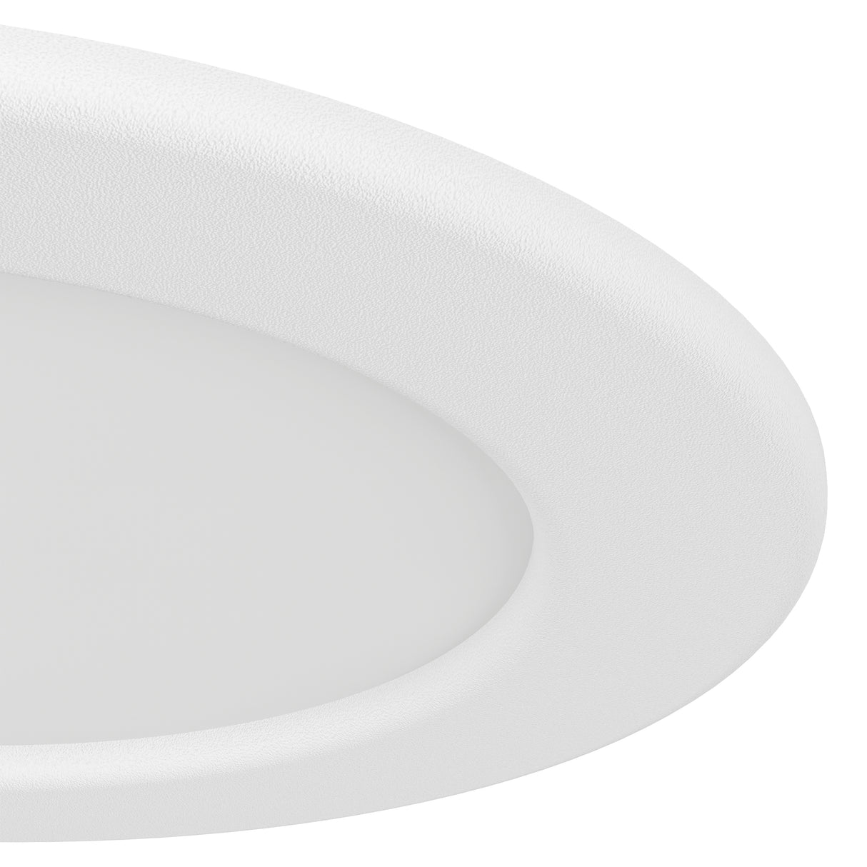 Eglo EU Fueva 6-Z Smart Control RGB IP44 Plastic Round Recessed Light, 12cm White