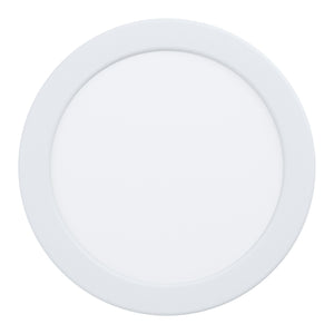 Eglo EU Fueva 6-Z Smart Control RGB IP44 Plastic Round Recessed Light, 16.8cm White