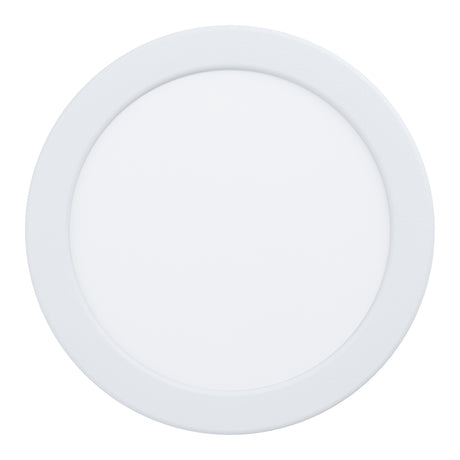 Eglo EU Fueva 6-Z Smart Control RGB IP44 Plastic Round Recessed Light, 16.8cm White