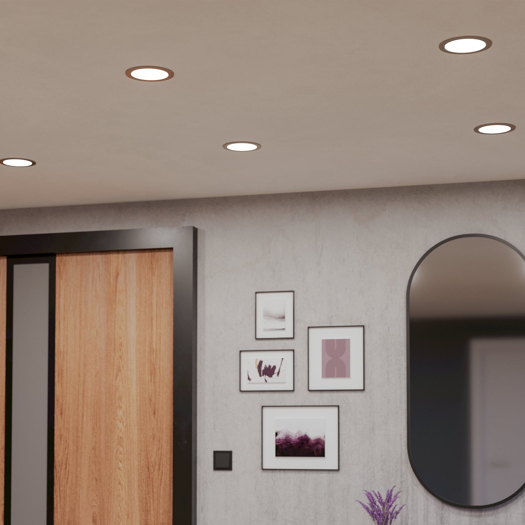 Eglo EU Cerno Exterior Curved Black Steel Wall Light product image - Endon Lighting from First Light Direct with great prices and fast UK delivery