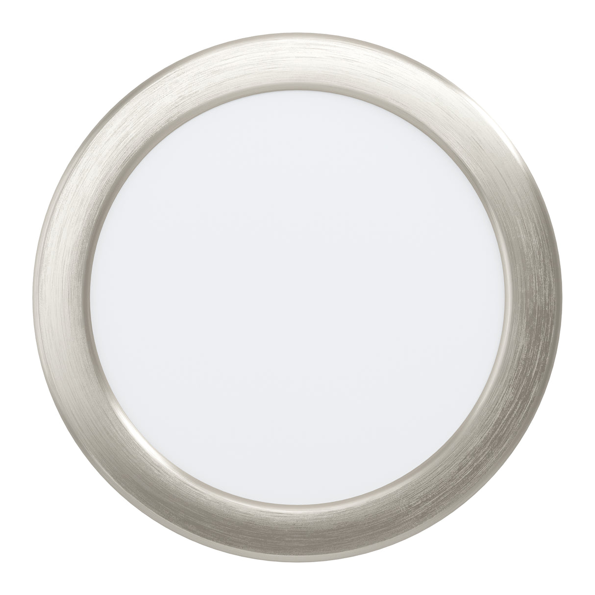 Eglo EU Fueva 6-Z Smart Control RGB IP44 Plastic Round Recessed Light, 16.8cm Satin Nickel