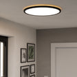 Eglo EU Rovito Black Plastic LED Tricolour Ceiling Light