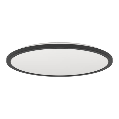 Eglo EU Rovito Black Plastic LED Tricolour Ceiling Light