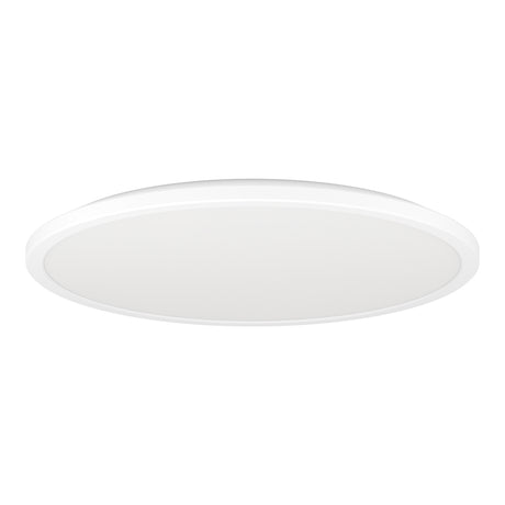 Eglo EU Rovito White Round Plastic LED Tricolour Ceiling Light
