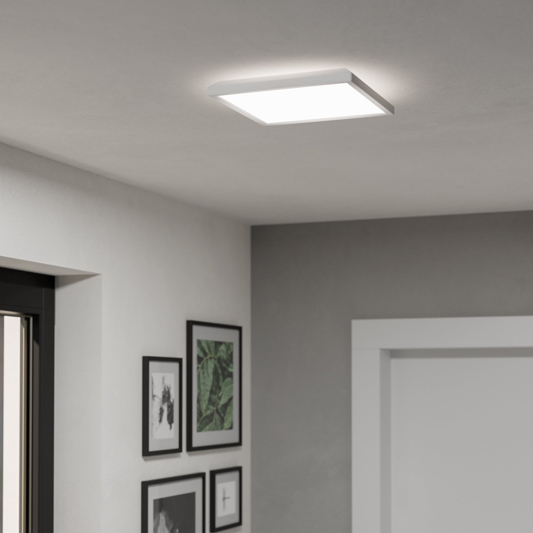 Eglo EU Buzz-LED Black Steel 2-Light Spotlight product image - Endon Lighting from First Light Direct with great prices and fast UK delivery